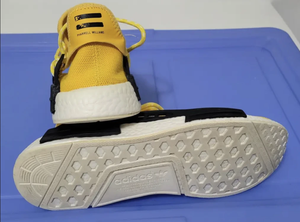 Adidas NMD HU Pharrell Williams Human Race Yellow Size 10 - photo 3