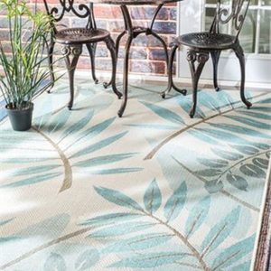 7' 10" x 11' 2"Contemporary Indoor/Outdoor Area Rug