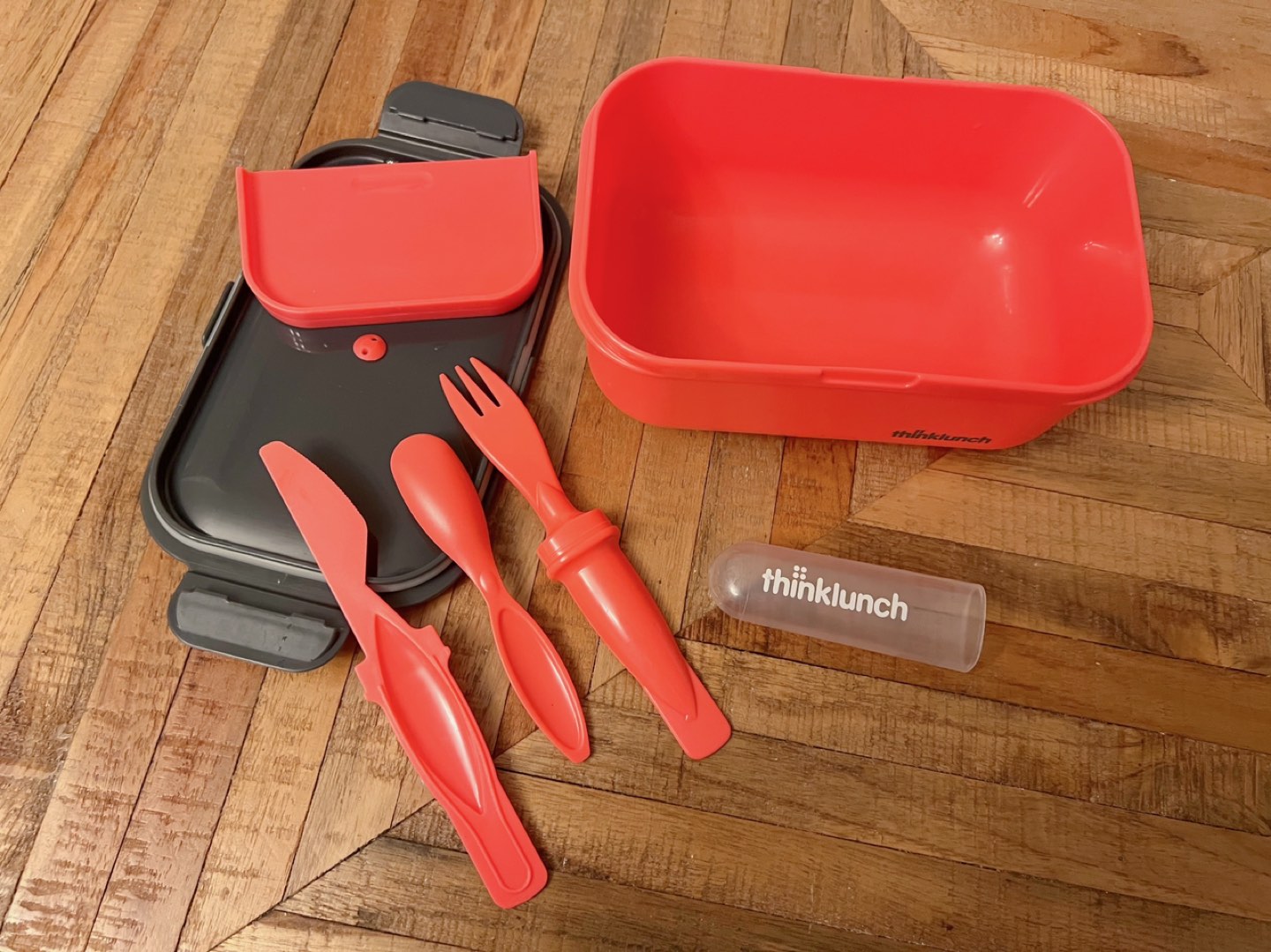 Thinklunch Bento Box with Removable Divider and Utensil Set - photo 3