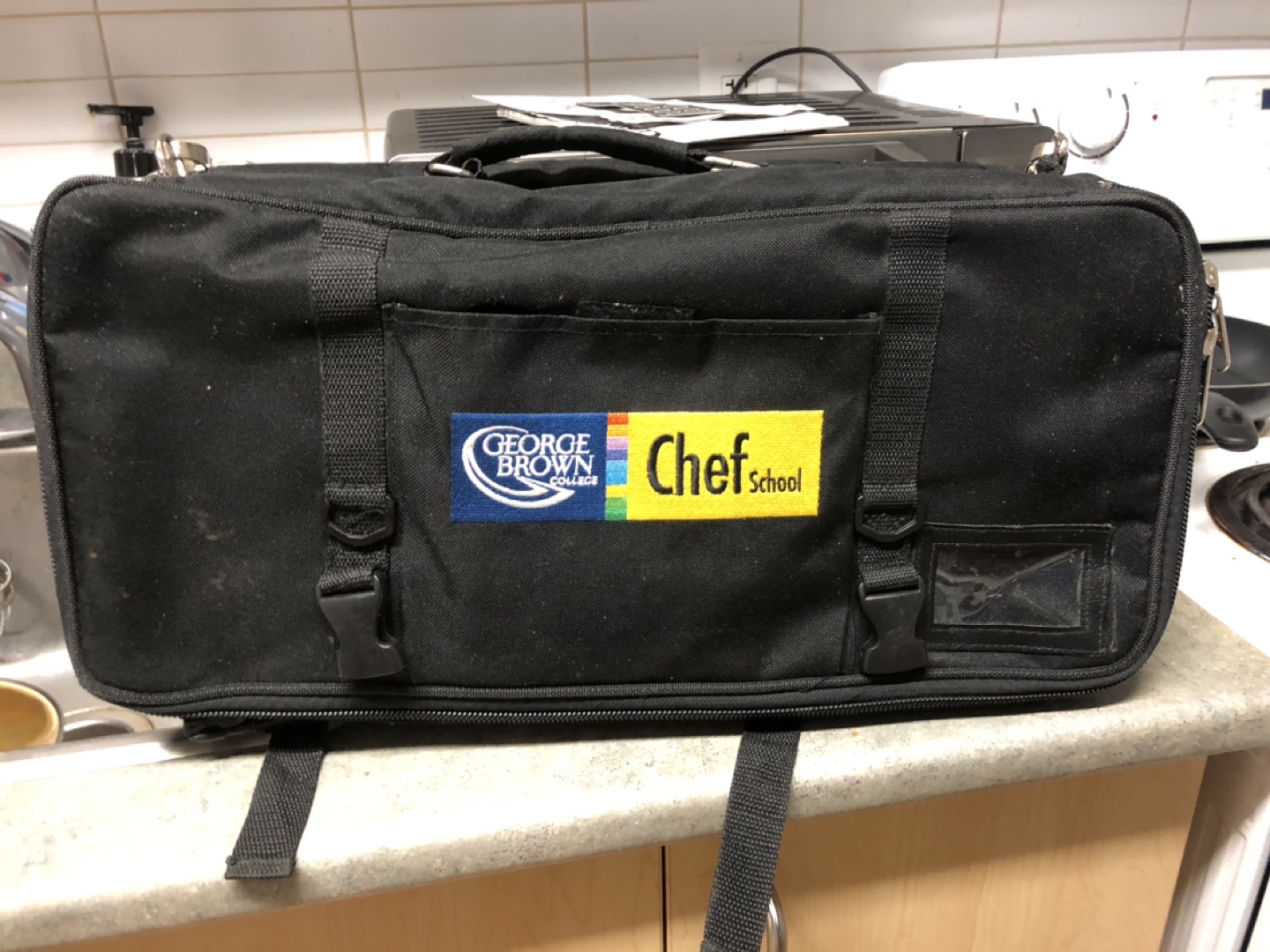 GBC chef pants and bag