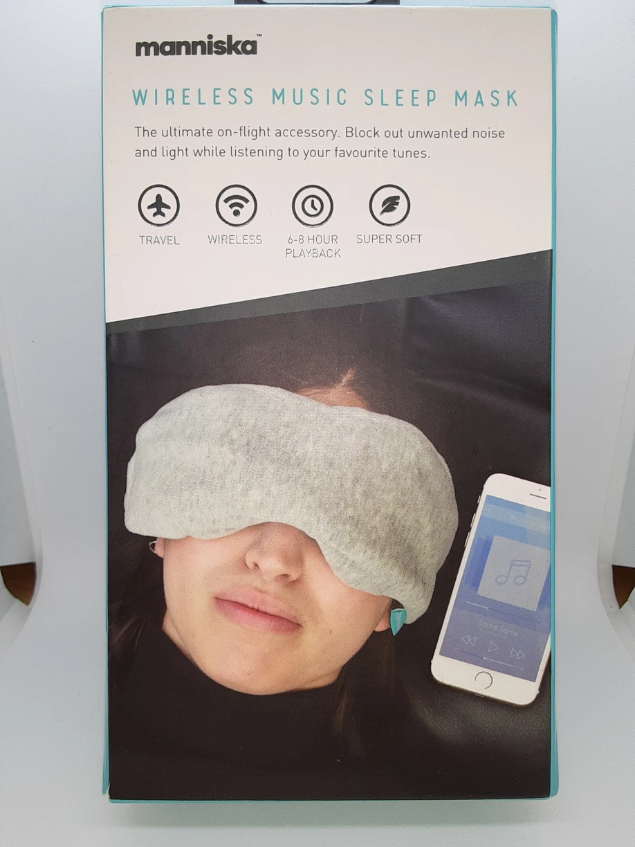 Manniska Relax Comfy Wireless Music Sleep Mask - Grey