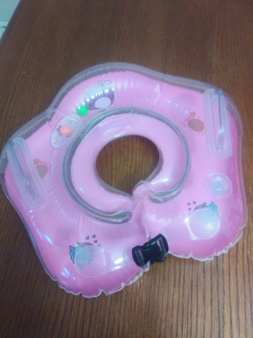 Baby Inflatable 👶 Bath Neck Ring image indicator(2)