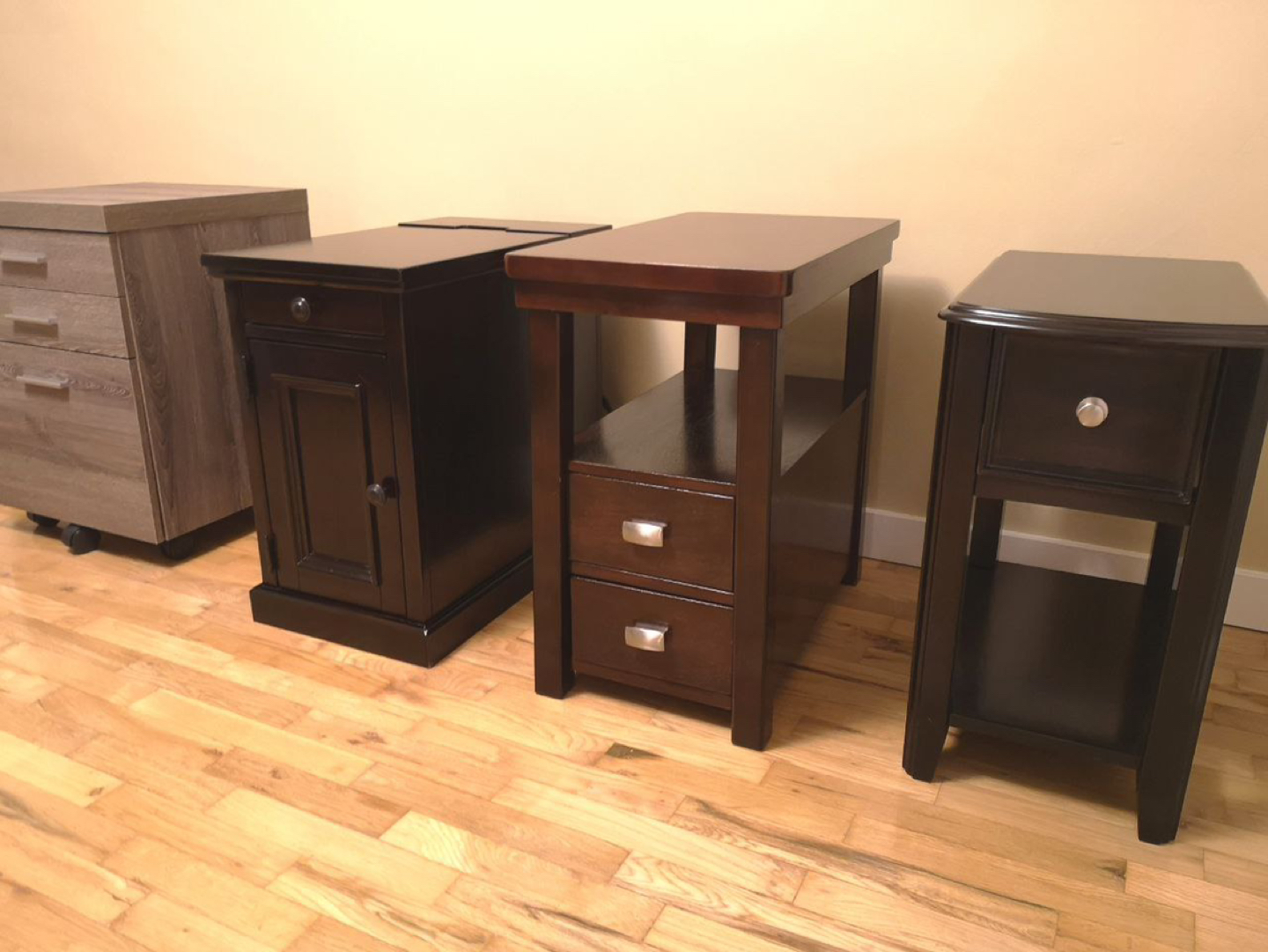 Nightstand solid wood