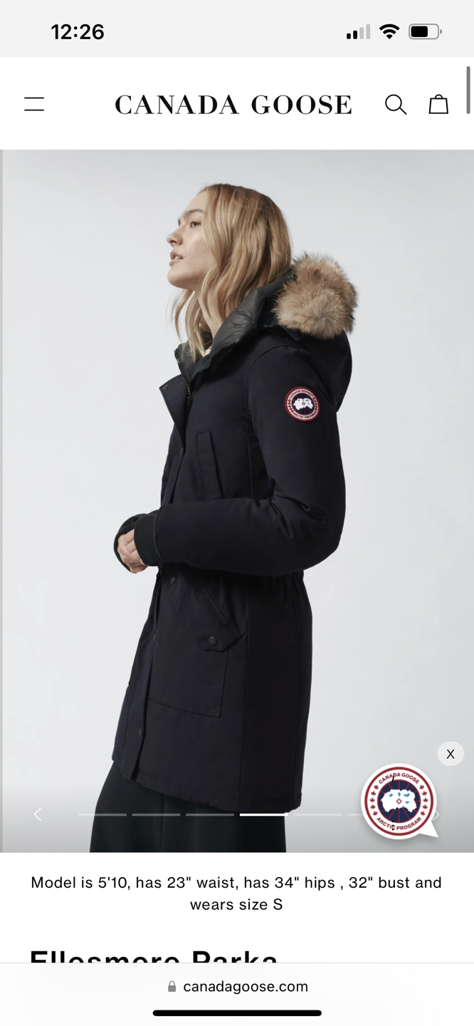 brand new Canada Goose Parka with tags and receipt