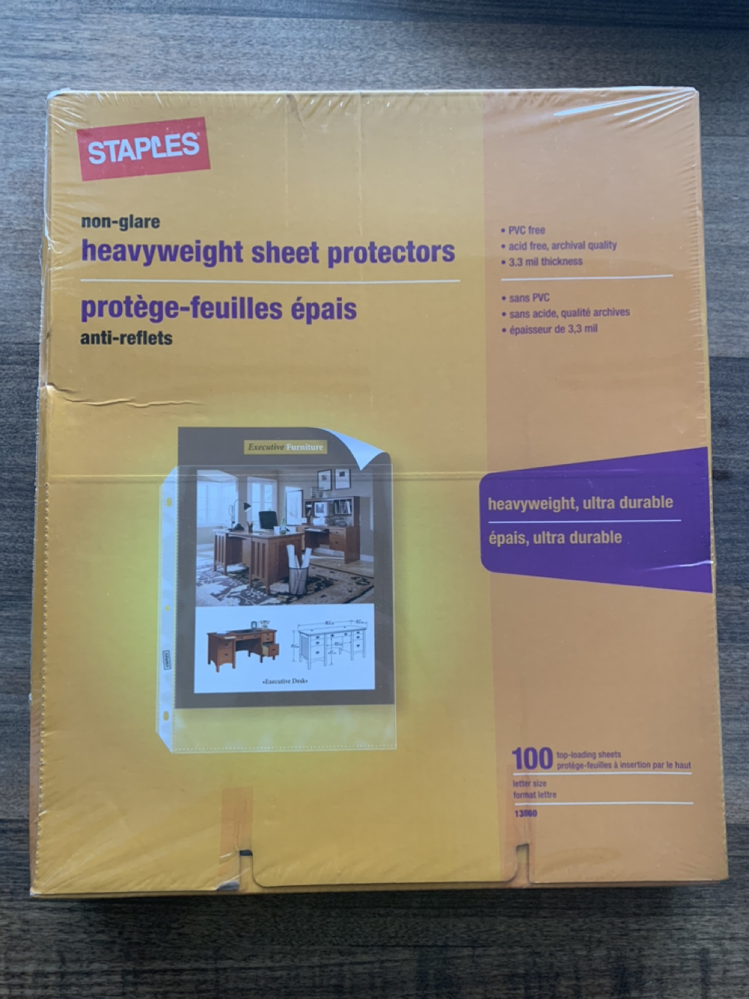 Clear Sheet Protectors (100) thumbnail