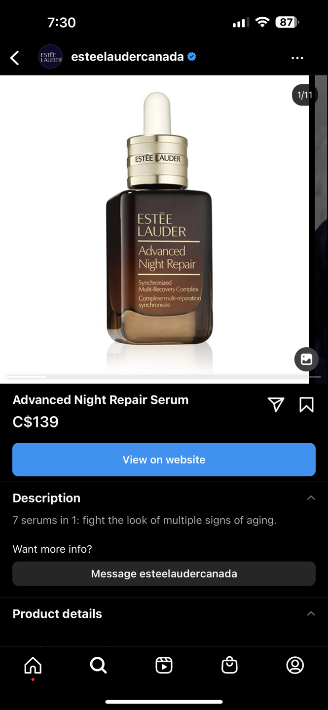New Estée Lauder Advanced Night Repair 50ml thumbnail