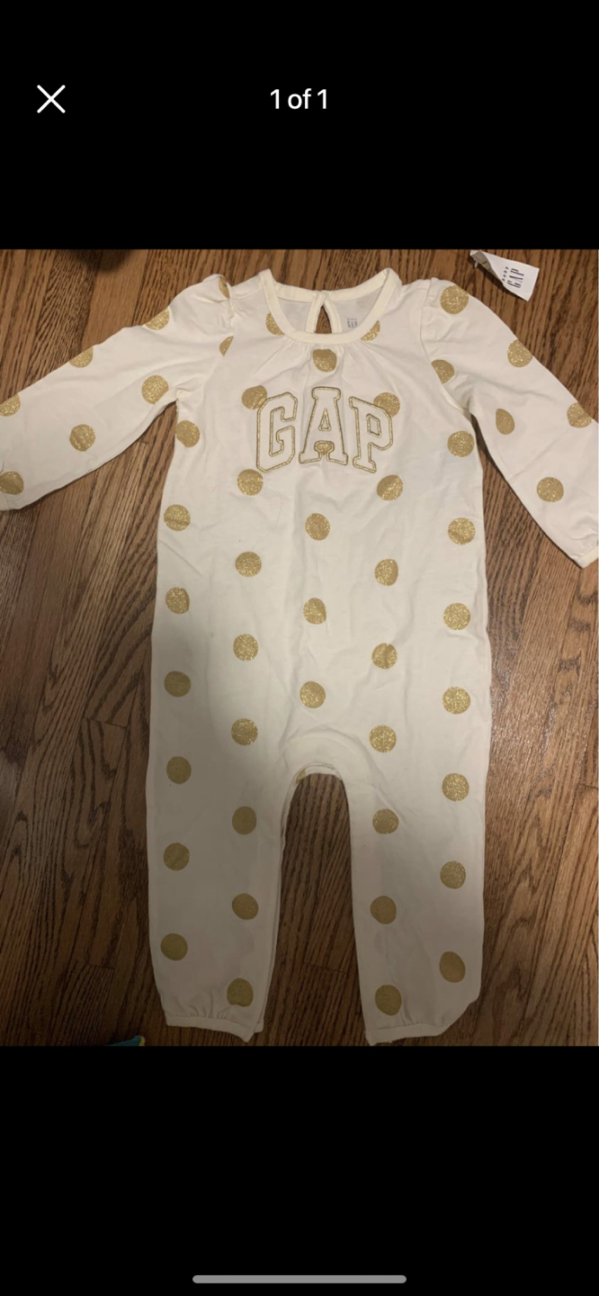 Gap 12-18 month play suit thumbnail
