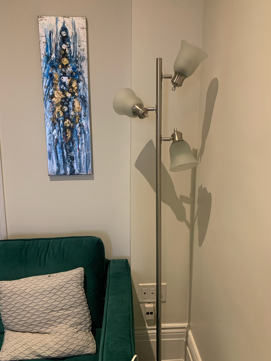3 light floor lamp