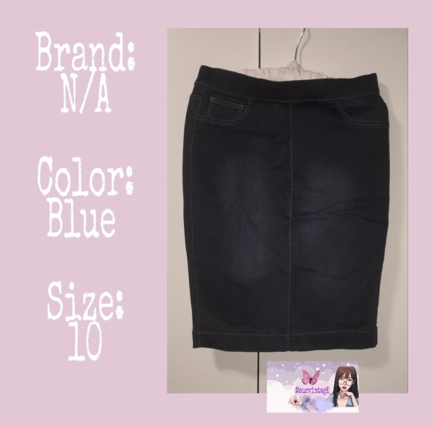 Talbots Denim Jean Skirt colour Blue Denim thumbnail