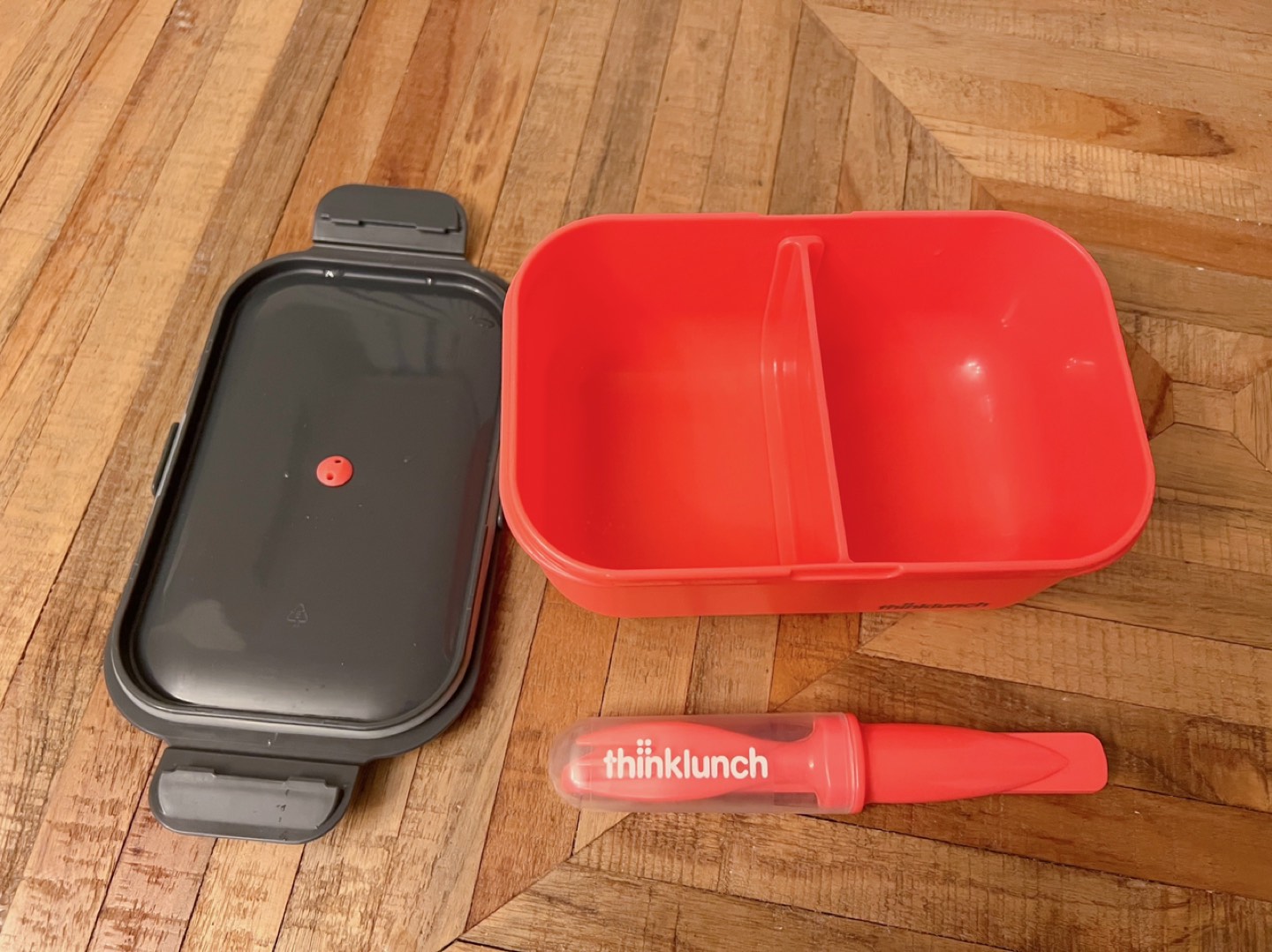 Thinklunch Bento Box with Removable Divider and Utensil Set - photo 2