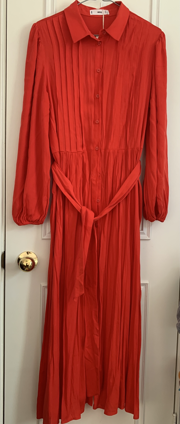 Mango Long belted Dress thumbnail