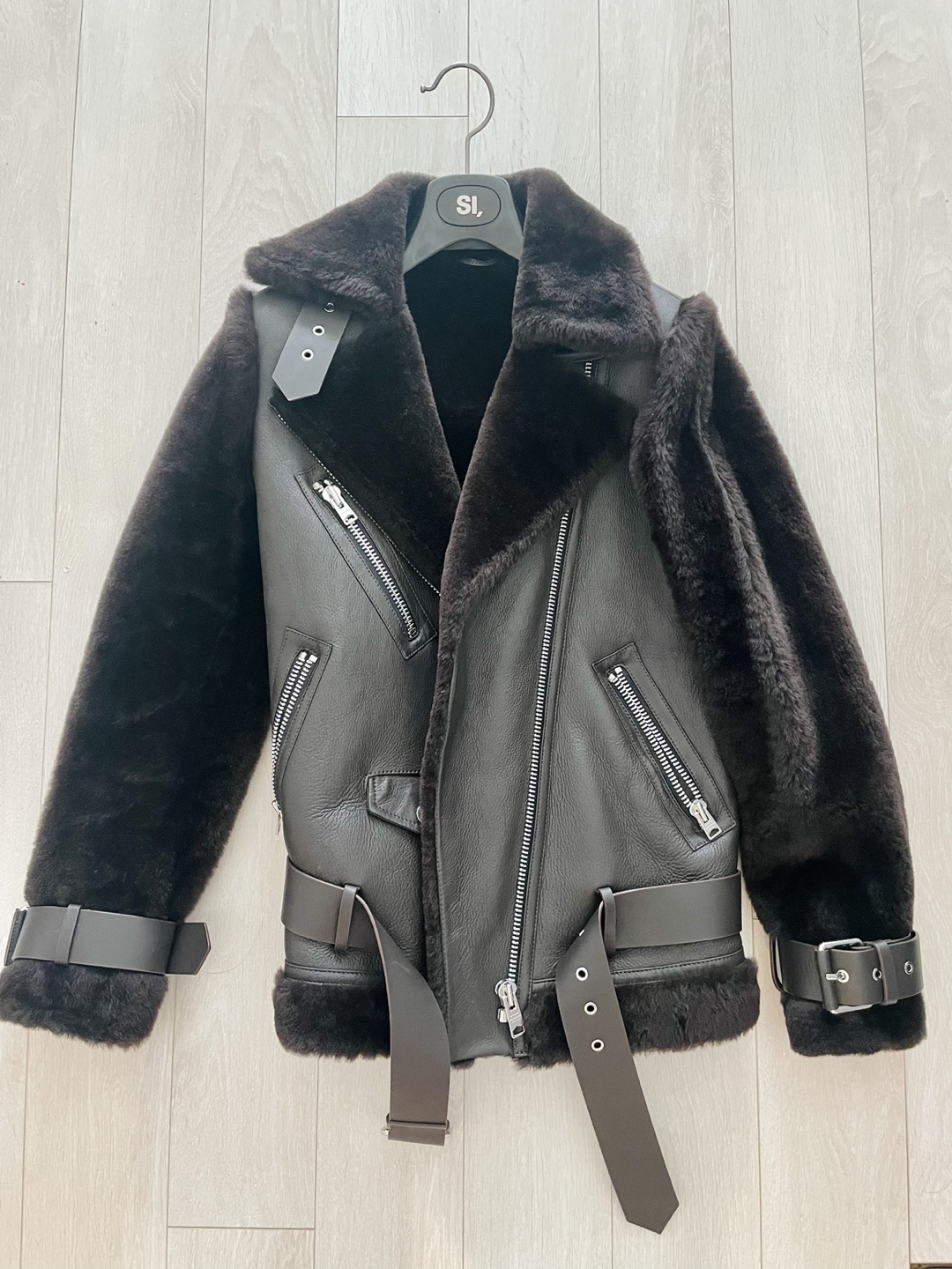 All Saints Brown Mustang Leather Jacket