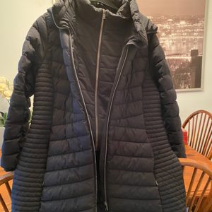 Donna Kara New York black winter jacket women. Like new!