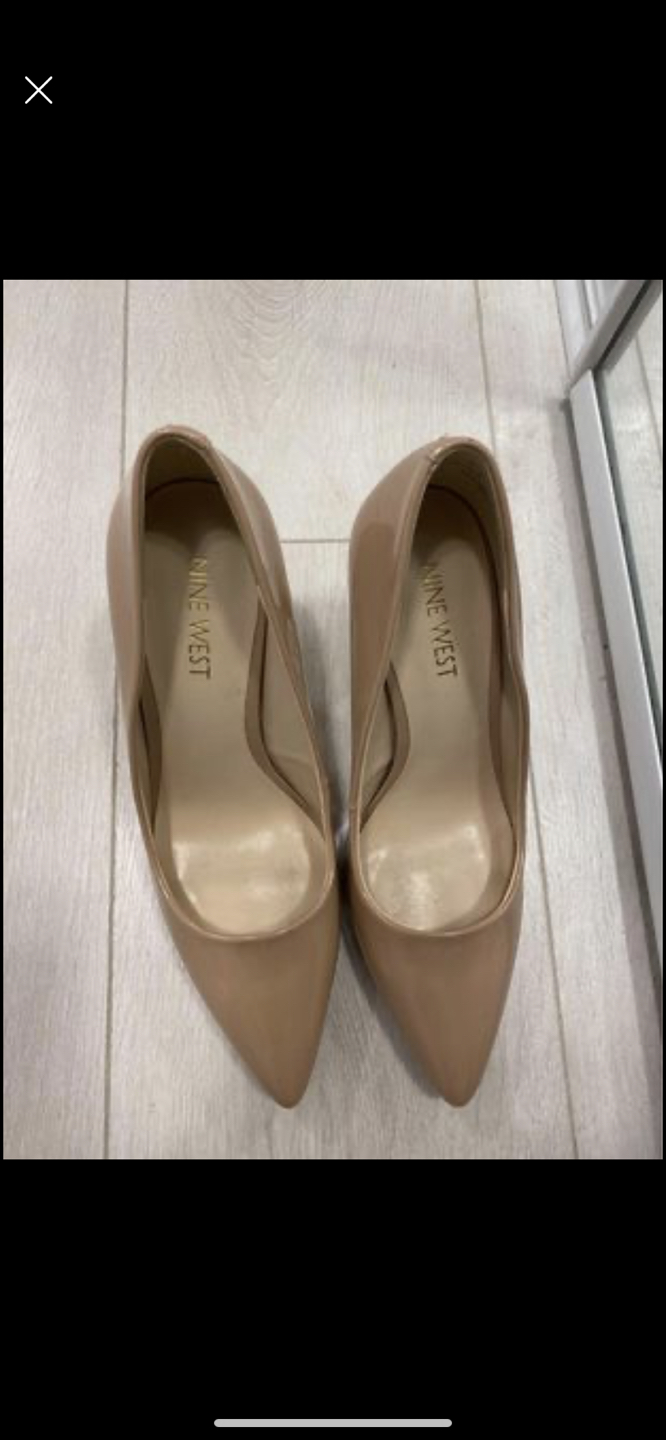 Nine West Beige Shoes Size 6 thumbnail