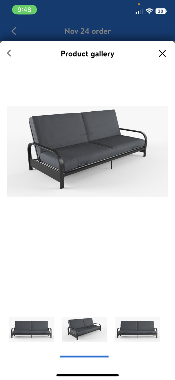 Mainstays Metal Futon - photo 2
