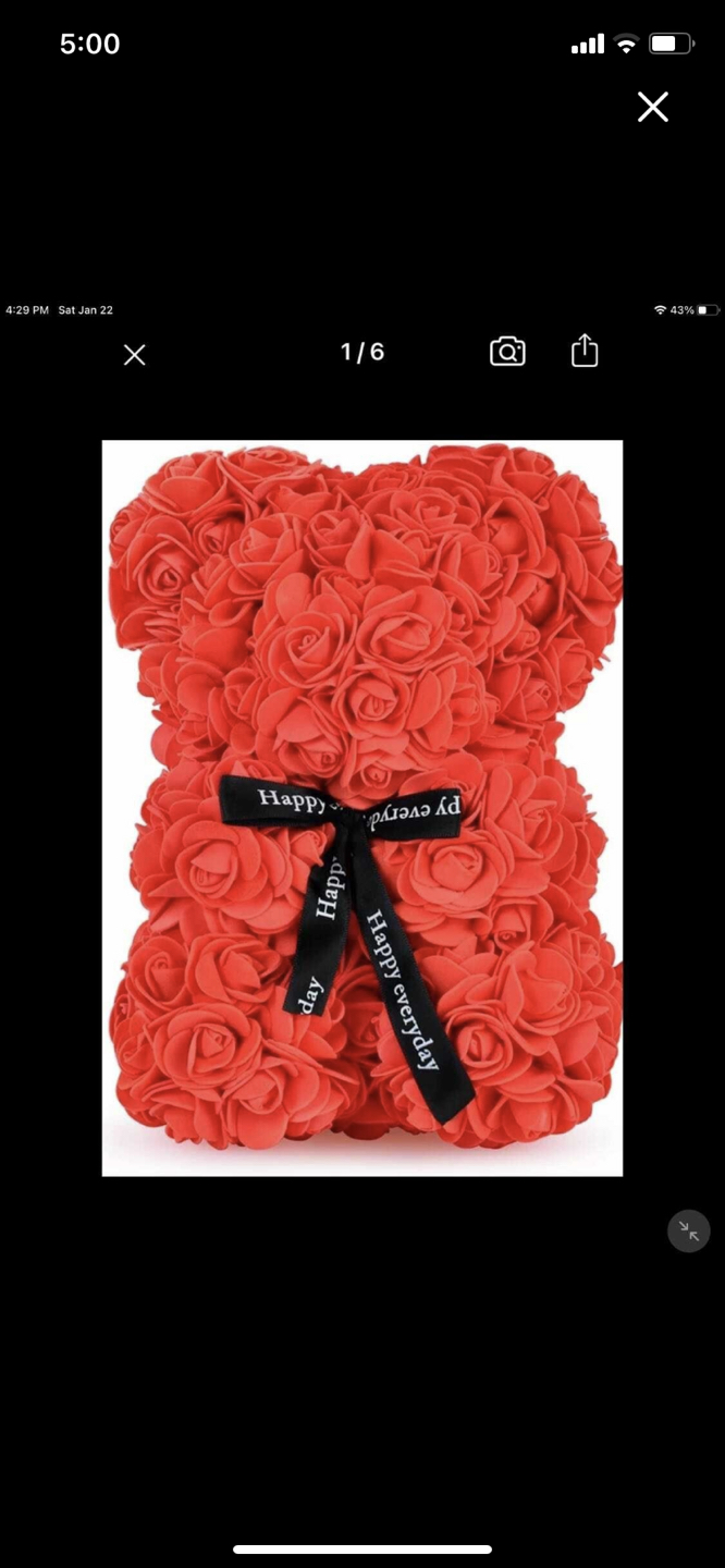 Rose bear Artificial.