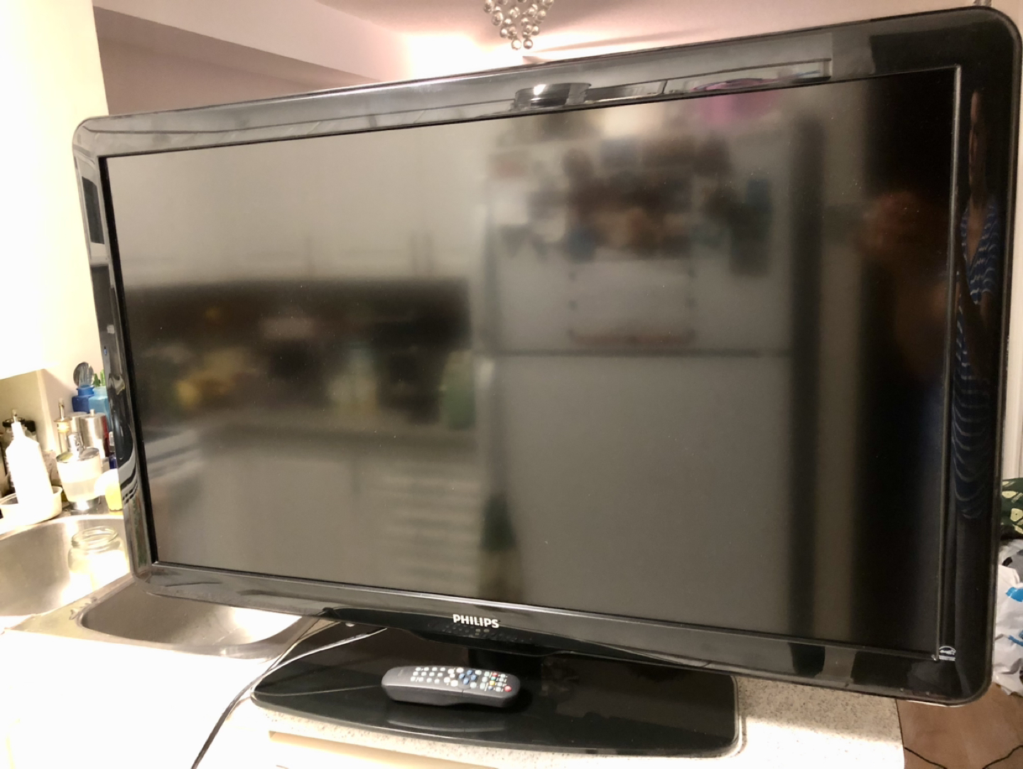 Non-working 42” Phillips TV for parts #freecycle