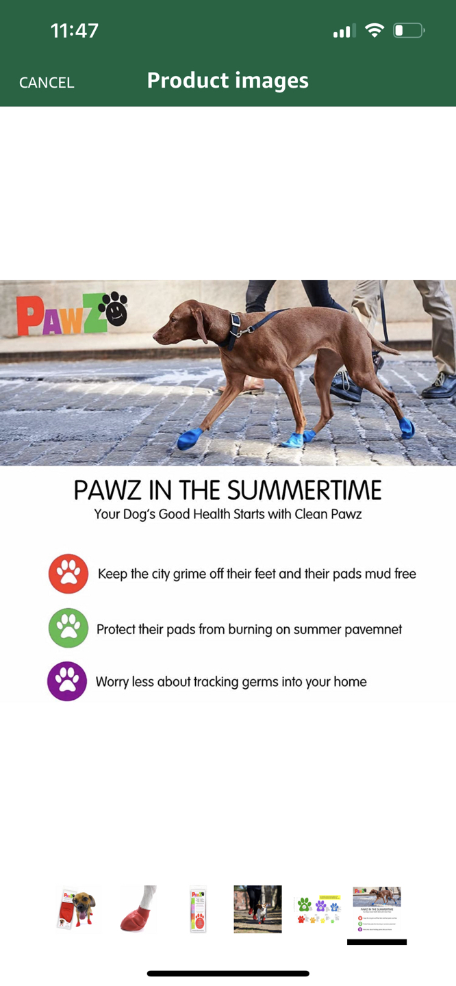 Brand New- Paws Protect Rubber Boots. Size XSmall for Dog - photo 5