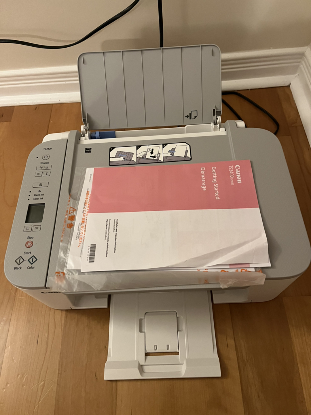 Canon Ts3420 inkjet printer(with ink) - photo 2