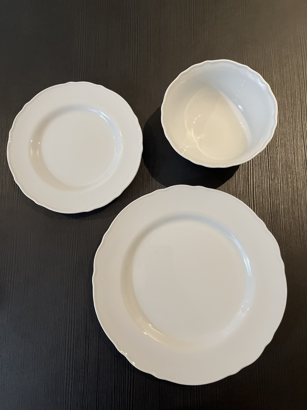 Ikea 18-piece dinnerware set, white - photo 2