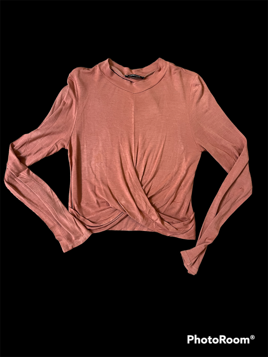 Small Aritzia long sleeve top rose color thumbnail