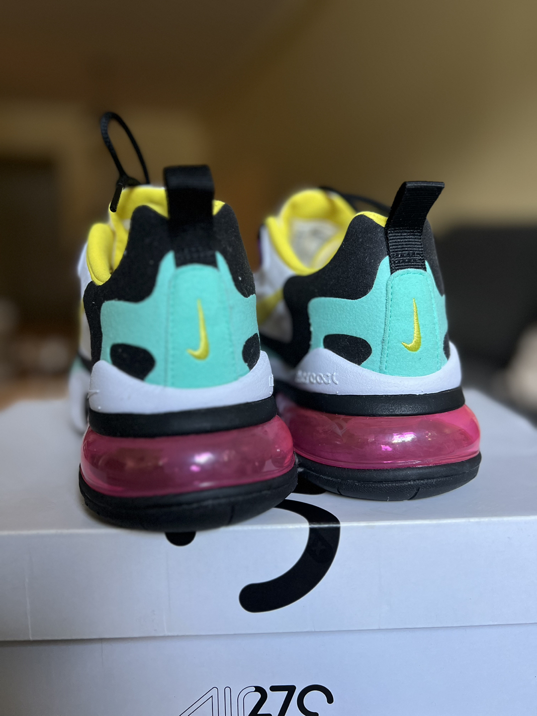 Nike Air Max 270 react (Geometric Art) 7 US W - photo 2