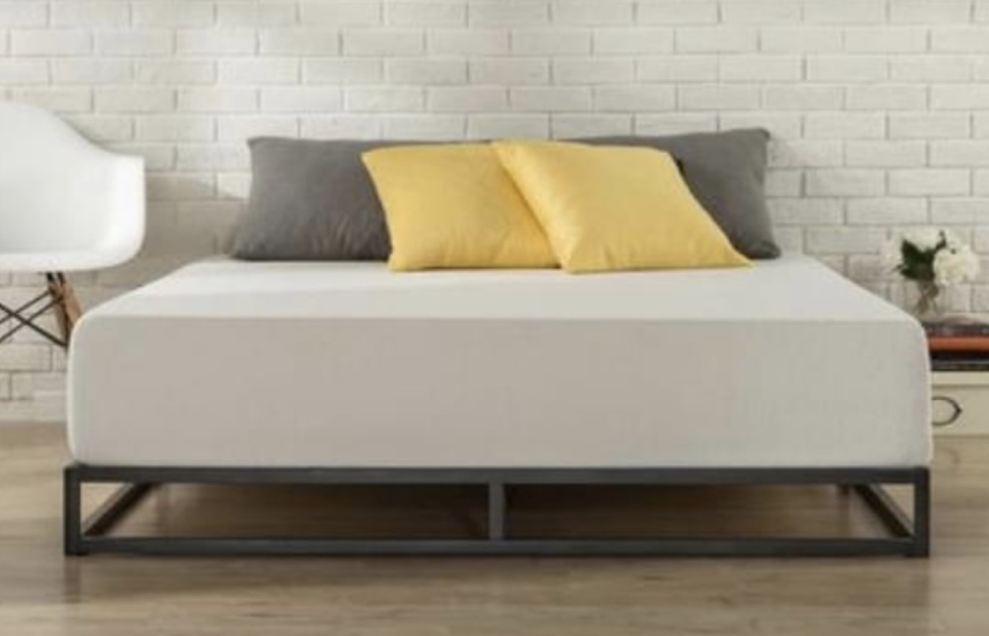 Bed frame and mattress