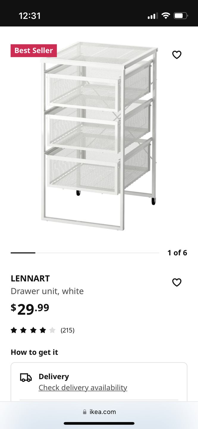 Ikea drawer units Lennart - photo 3