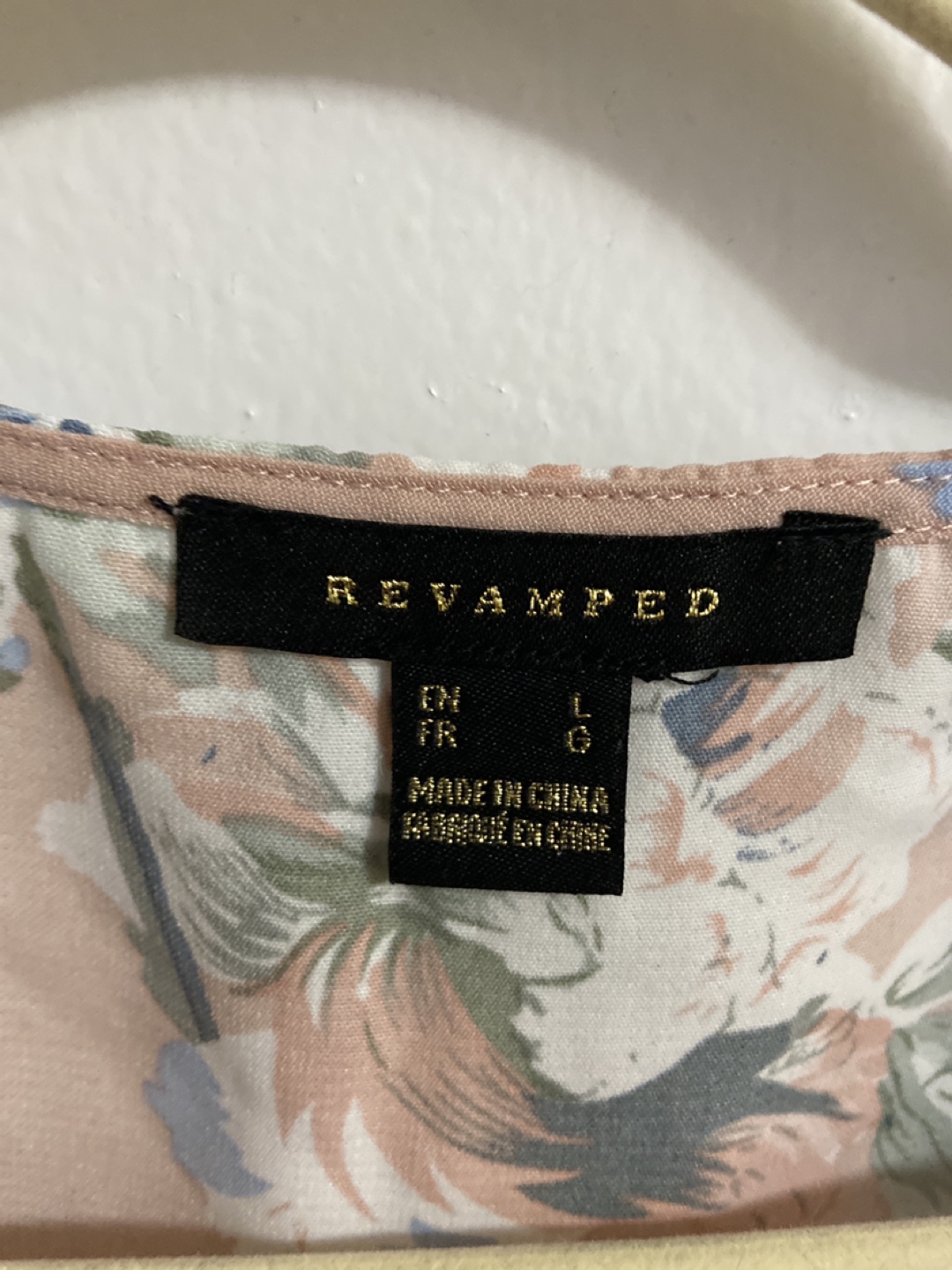 Pink floral mini wrap dress - Large image indicator(4)