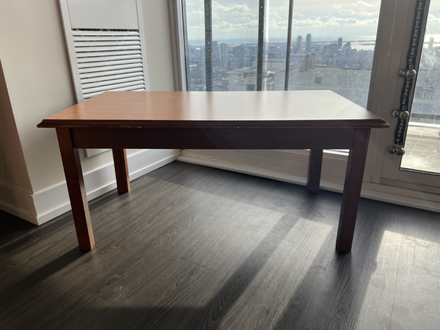 Moving Sale - Wood Coffee Table Perfect for condo