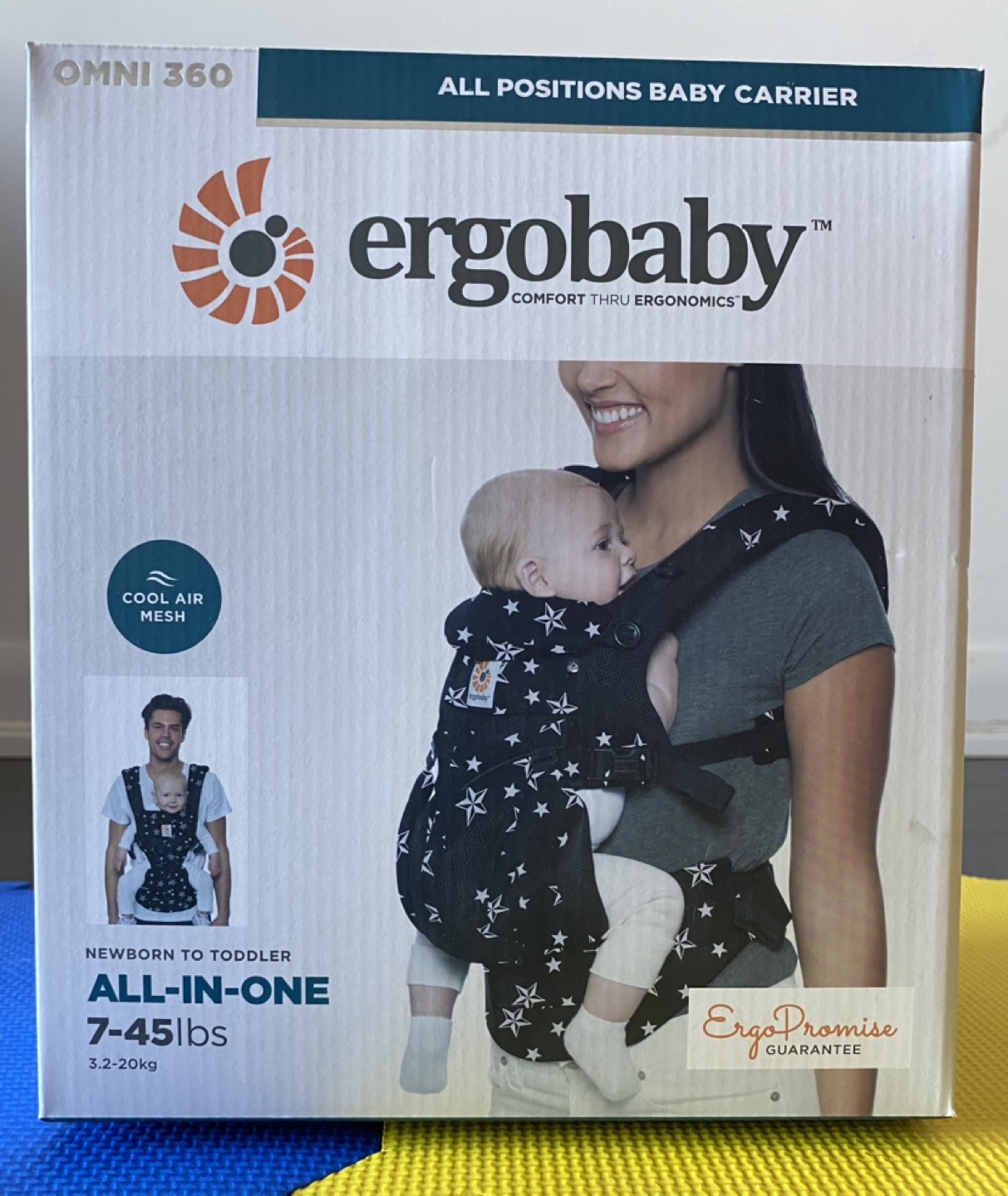 Ergobaby omni 360 cool air mesh all positions baby carrier thumbnail