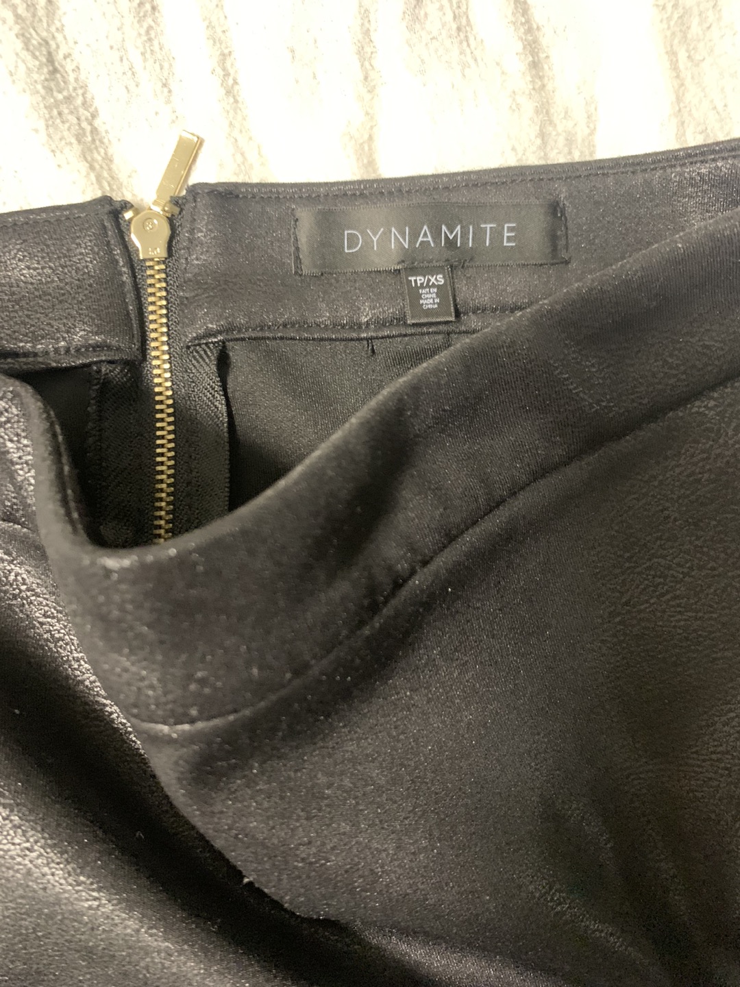Dynamite faux leather wrap skirt - photo 2