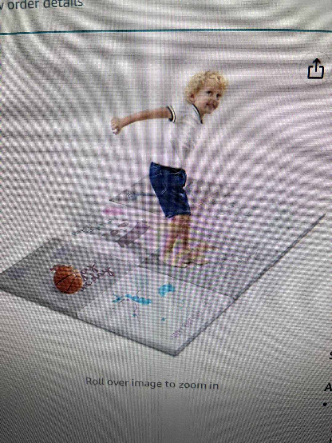 Folding Baby Play Mat 46.8x70.8x1.5” thumbnail