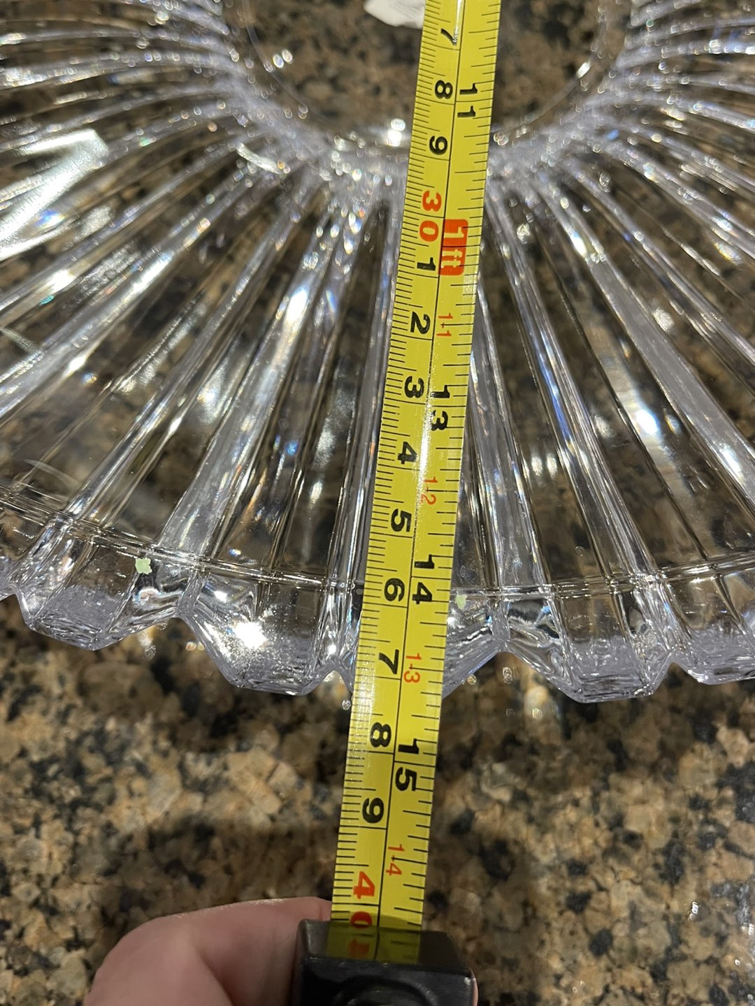 Giftable First Avenue Crystal Decorative Bowl w Ribbed Design image indicator(4)