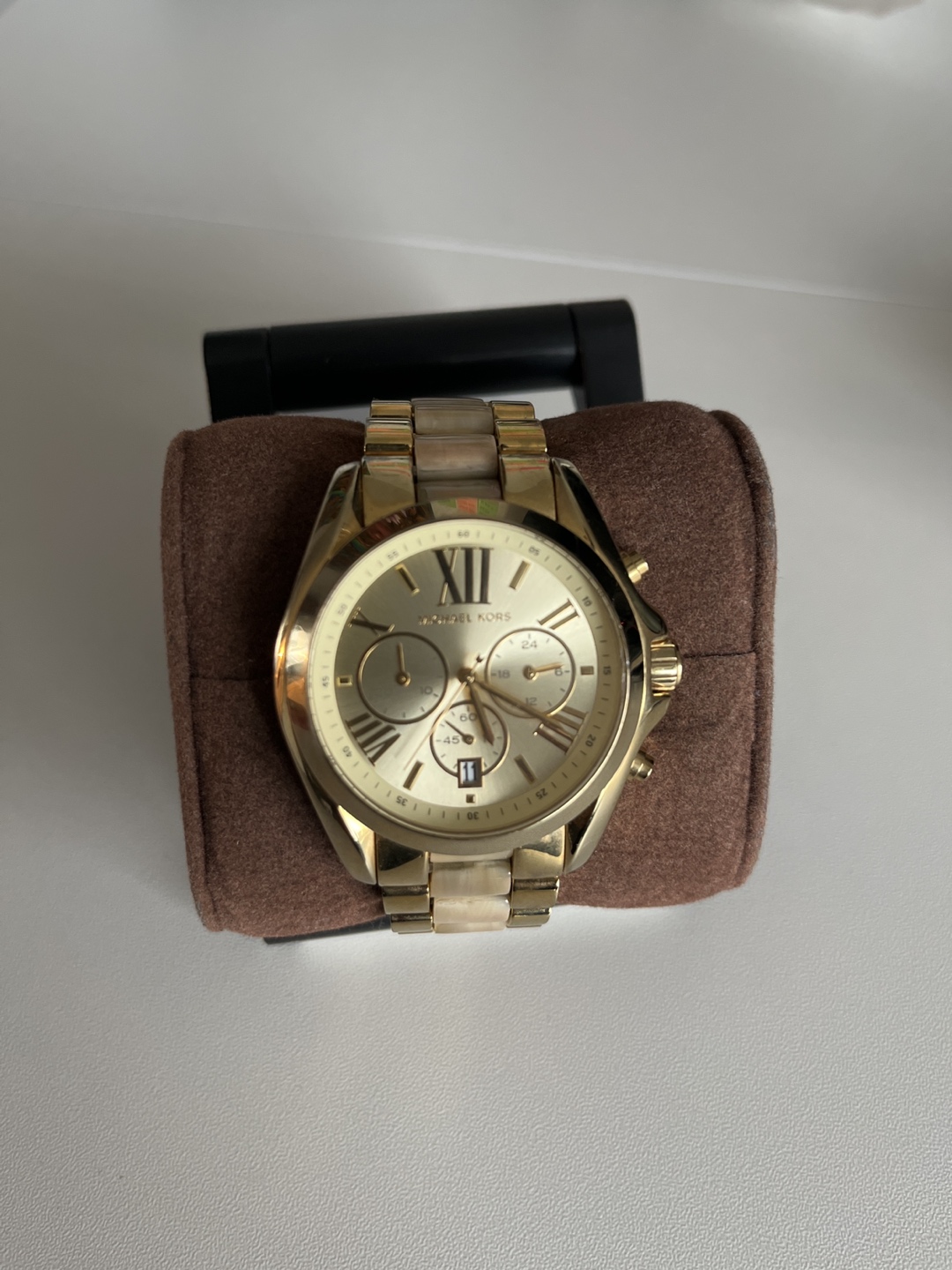 Michael Kors Oversized Gold-Tone Watch thumbnail