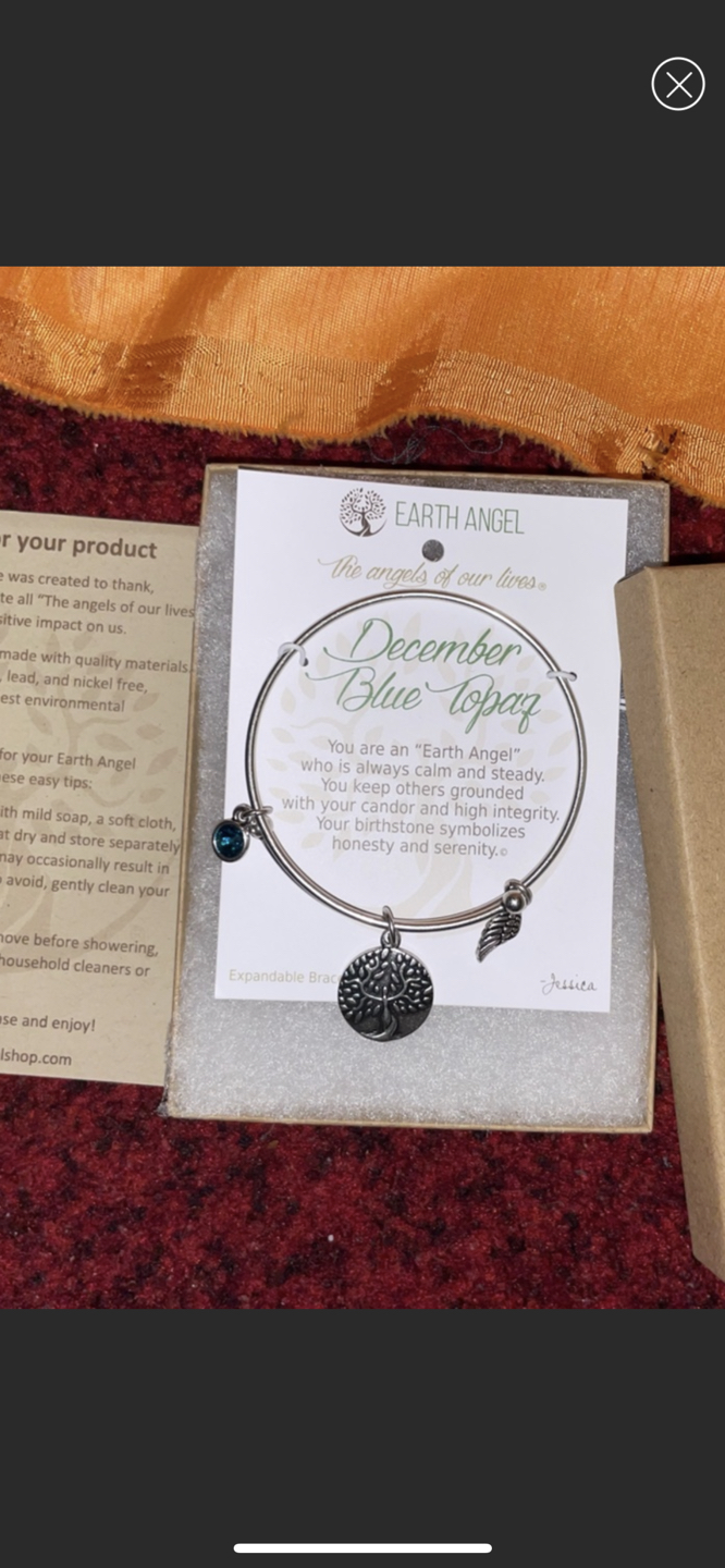 Blue topaz bracelet (free if u purchase with something else!) image indicator(3)