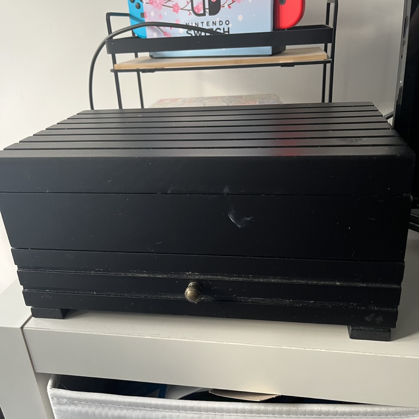 Black Wooden Jewelry Box thumbnail
