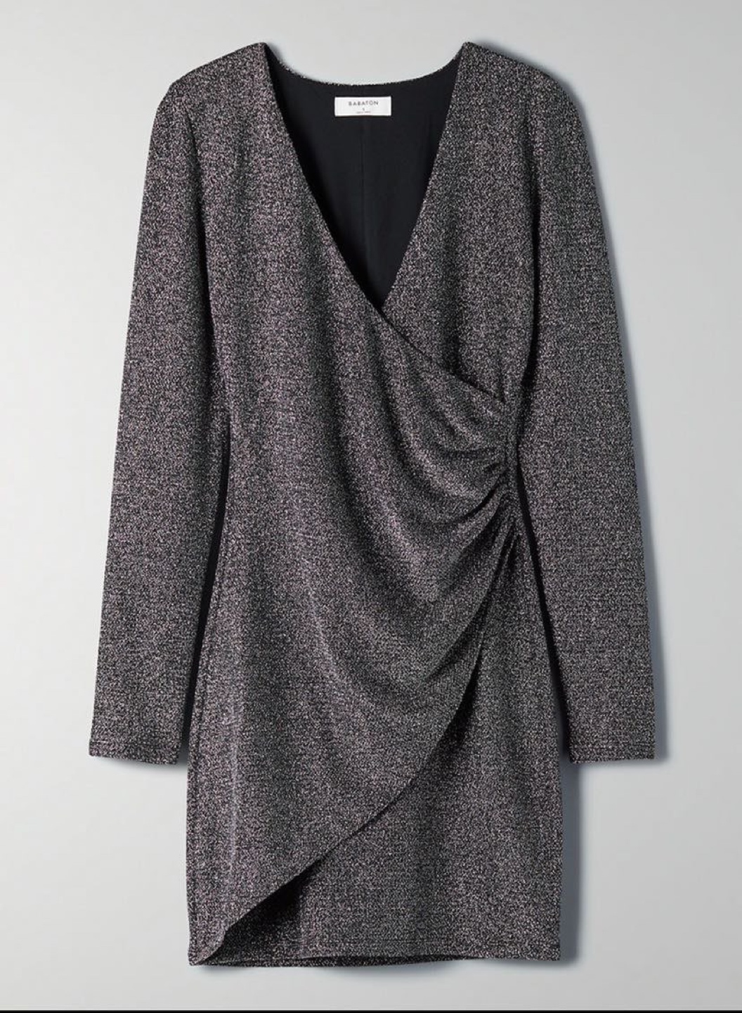 Aritzia babaton brand new cocktail dress black/silver - photo 2