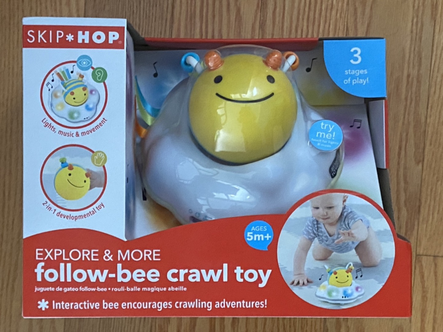Skip Hop Explore & More Follow-me Bee Toy