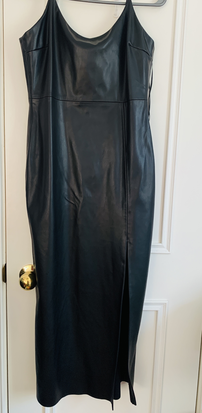 zara leather dress thumbnail