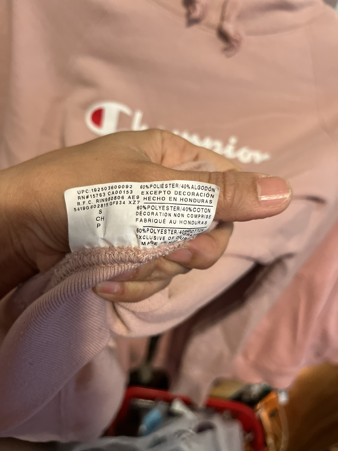 CHAMPION fleece sweater image indicator(3)