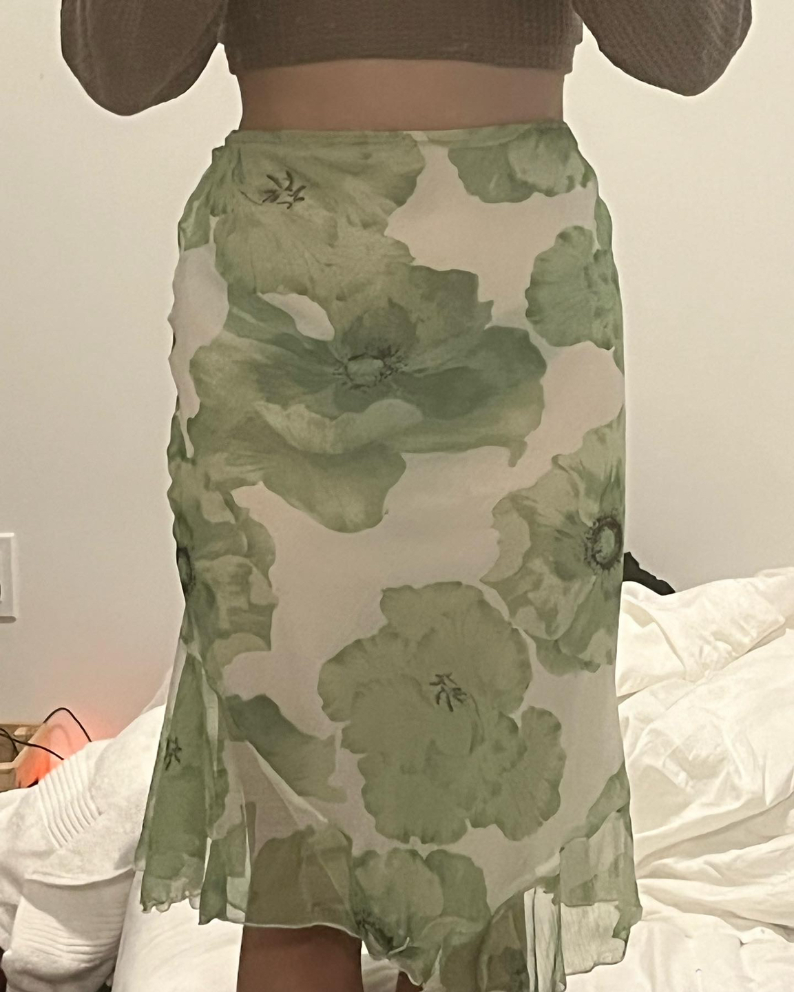 Vintage skirt flowy - photo 2
