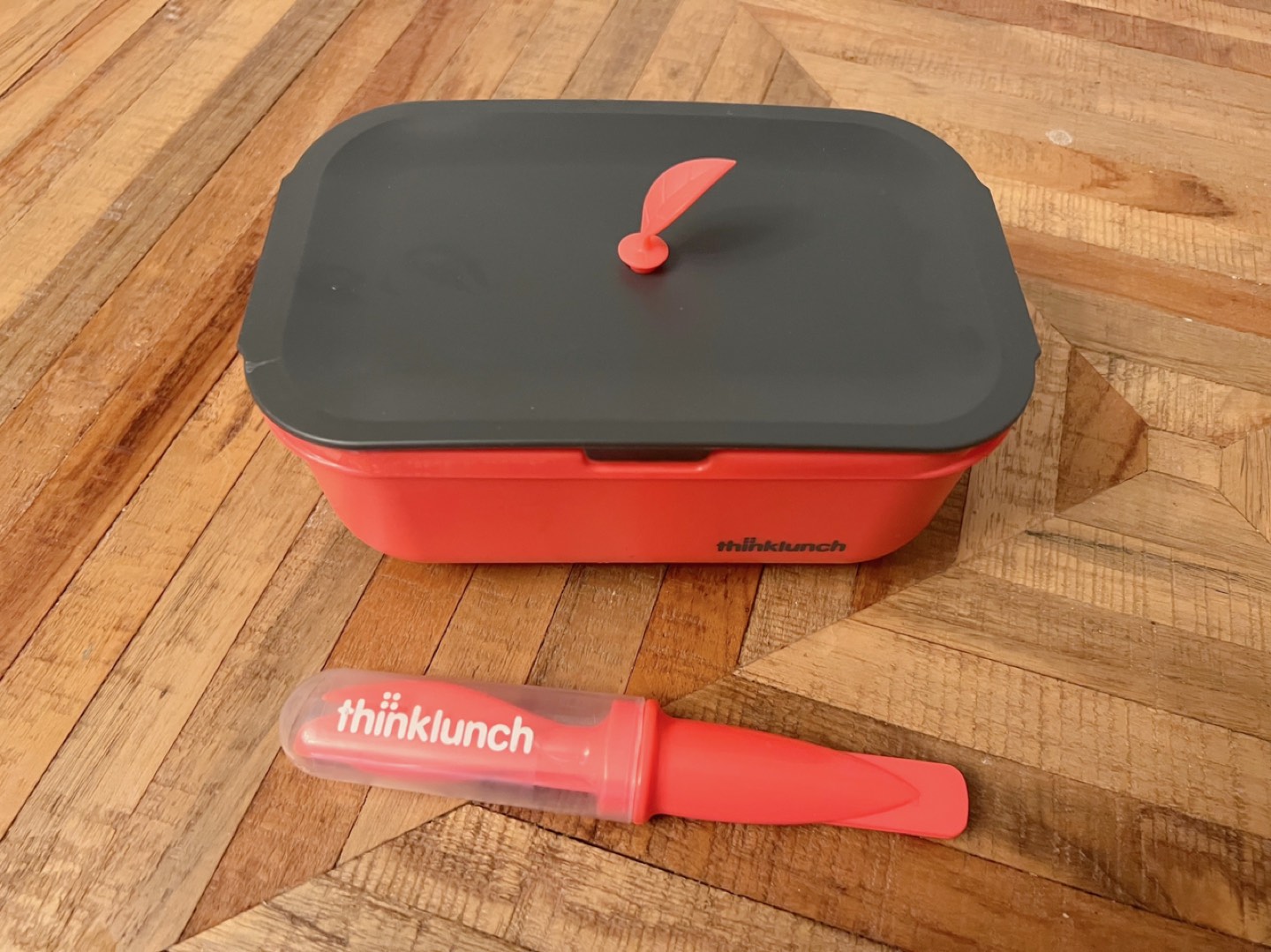 Thinklunch Bento Box with Removable Divider and Utensil Set