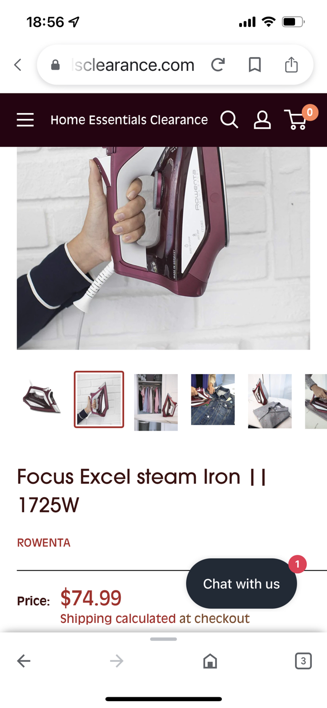 Rowenta Iron image indicator(4)