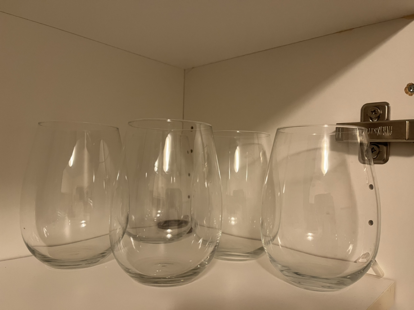 5 Glass cups for $10