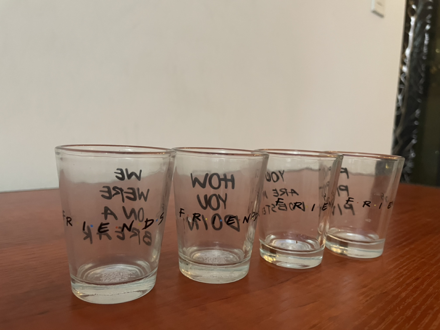 Friends shot glasses thumbnail