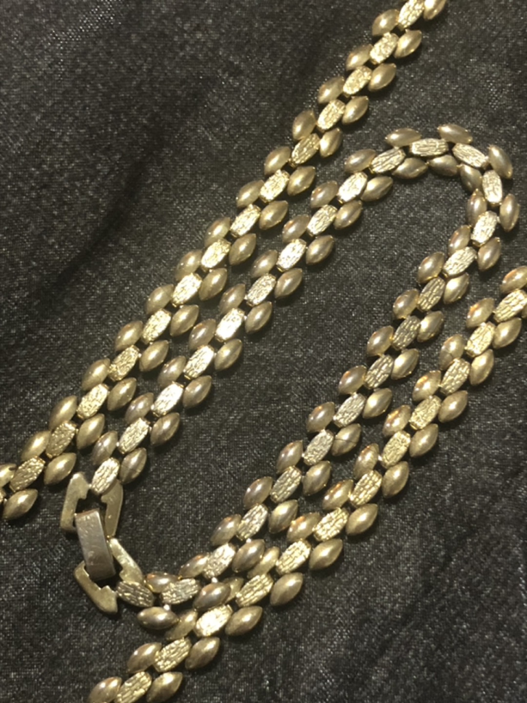 18in beautiful gold plated chain and 8in bracelet set image indicator(2)