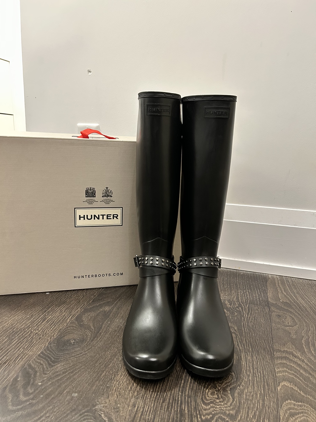Hunter women’s slim fit tall rain boot - photo 3