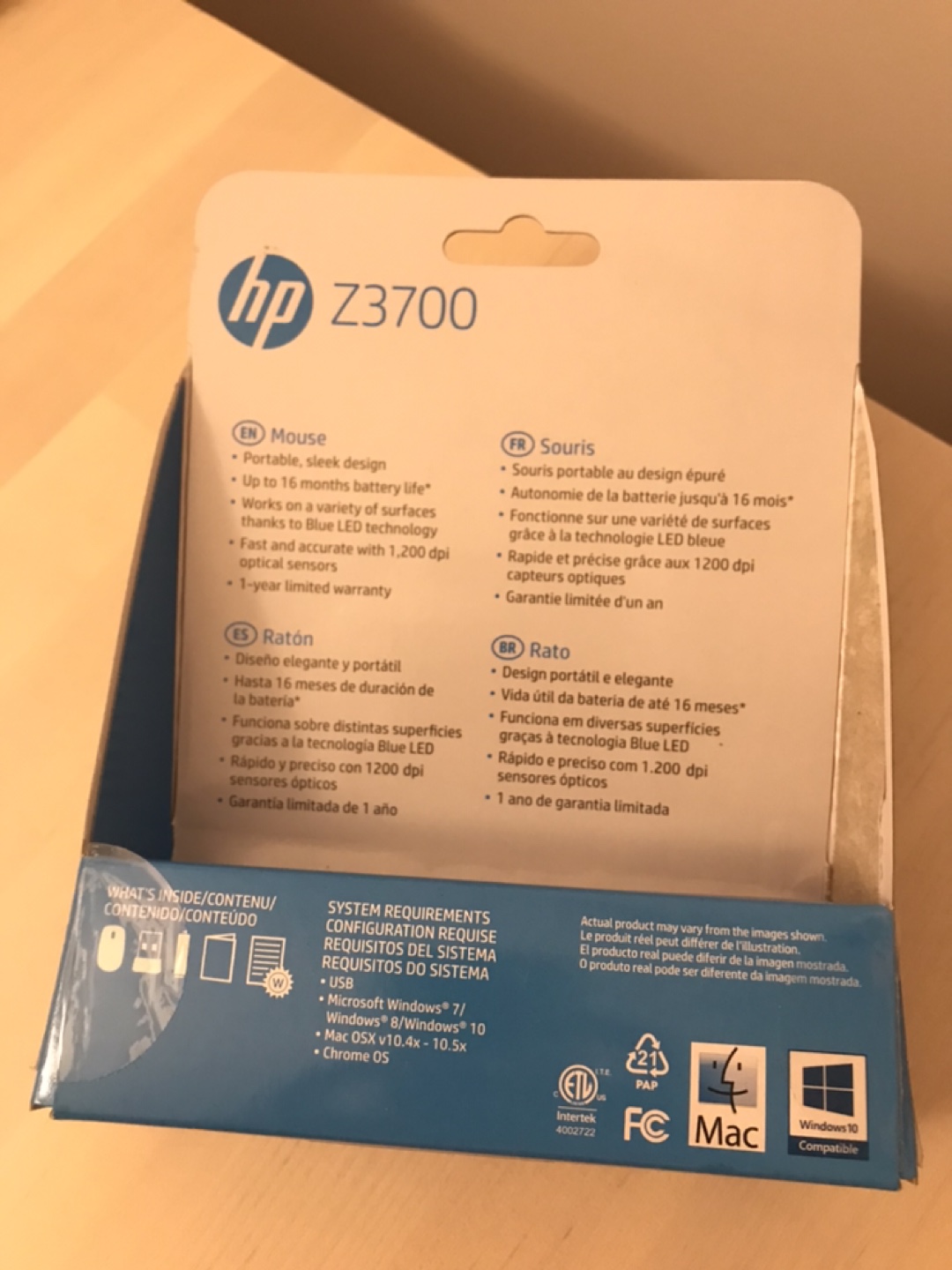 HP wireless mouse slim design image indicator(2)