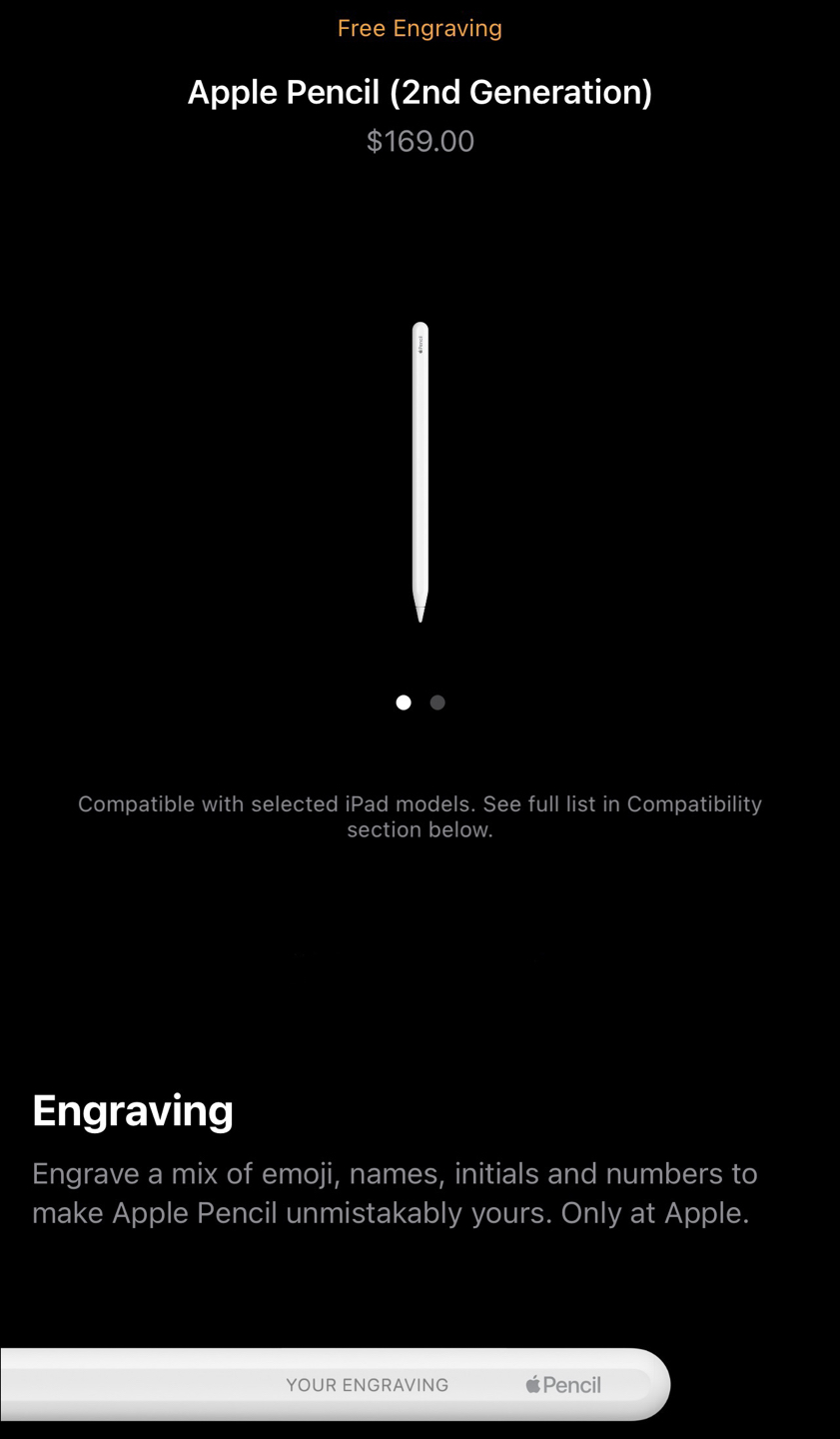 Apple Pencil 2nd Gen - photo 3